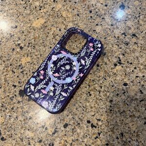 Casetify Floral Phone Case - Purple and Pink